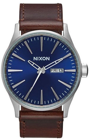 Sentry Leather Blue Brown 42 mm