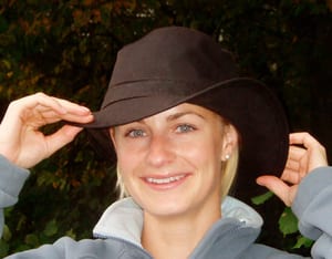 Cappello antipioggia Risa cerato, taglia. 57 marrone
