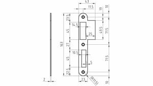 Controcarrtella a labbro GLUTZ B-1102.431