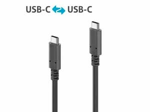USB 3.2-Kabel mit E-Marker, 10Gbps, 60W USB C - USB C 5 m