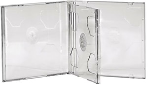 CD-Doppel-Leerhülle Standard, 5er-Pack