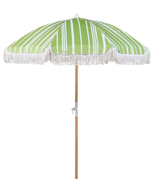 Parasol de jardin  150 cm vert et blanc MONDELLO