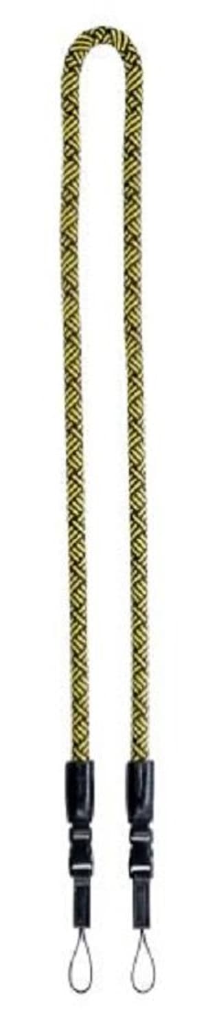 "Braid 120", Schnellverschluss, Länge 120 cm, Schwarz / Gelb