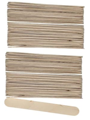 Bastoncini di legno 18x150mm 100pz, natura