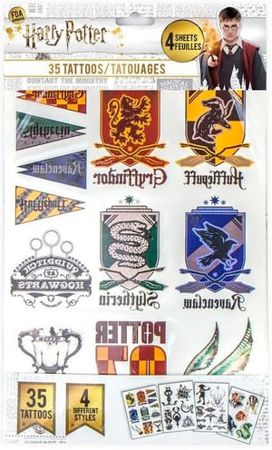 Harry Potter: Temporary Tattoos (Set of 35)