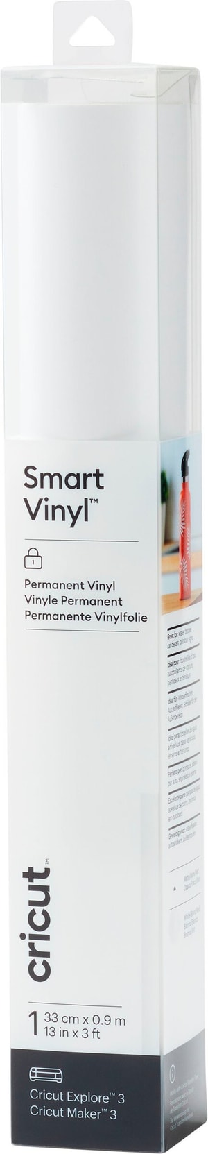 Vinylfolie Smart Matt Permanent 33 x 91 cm, Weiss