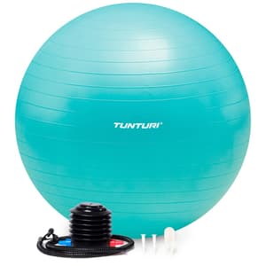 Tunturi Gym Ball - Balle de fitness indéchirable ABS 65 cm turquoise