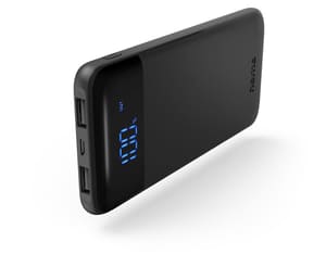 "LED10" 10000mAh, 2 Ausgänge: 1x USB-C, 1x USB-A