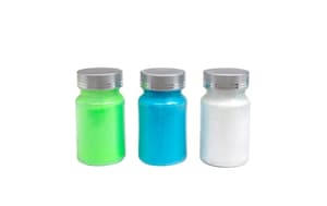 Set di glitter Keepers che brillano nel buio blu/verde/viola