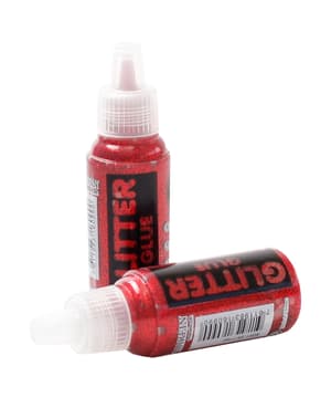 Glitter Glue 25 ml, rot