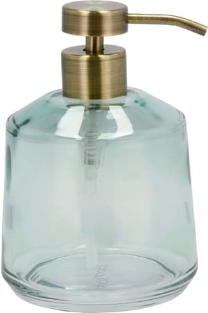 Distributeur de savon Vintage 450 ml, Vert-gris, verre