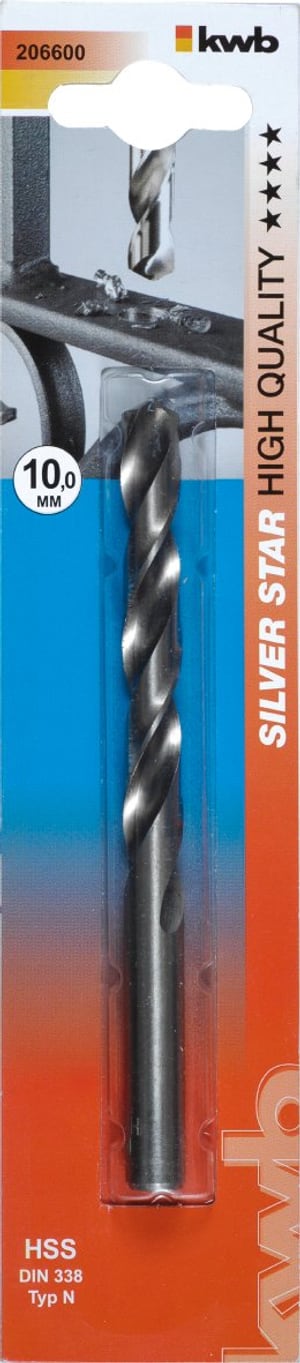 Silver HSS Spiralbohrer, ø 10.0 mm