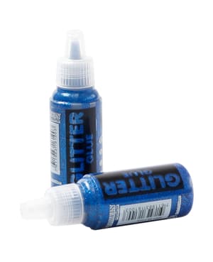 Glitter Glue 25 ml, blau