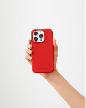 Back Cover Silicone iPhone 14/13 Red