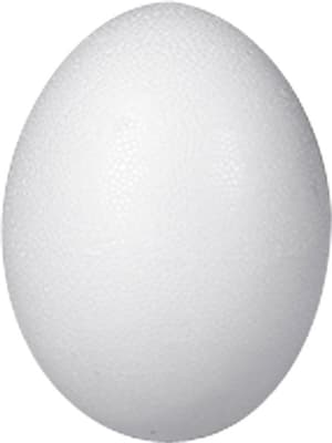 Styropor Eier 6 cm, 3 Stk.
