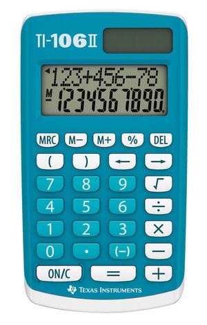 TI-106 II calculatrice pour école primaire