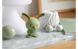 Aufsteller Soft Bunny S 9 cm, Olivgrün