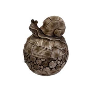 Figura decorativa lumaca su palla 28,5 cm, Figure décorative Escargot sur balle 28,5 cm