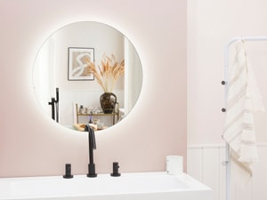 Badspiegel mit LED-Beleuchtung rund ø 60 cm CALLAC