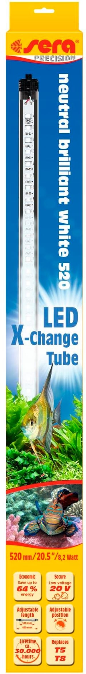 Source lumineuse LED X-Change Tube NBW, 520 mm
