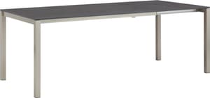 KANO, 150/210 cm, Gestell Polar Silber, Platte HPL
