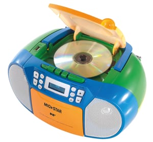 P-210 DAB+ CD-Radio – blu / arancia / verde