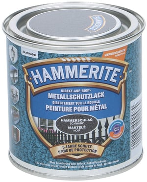 Peinture pour métal martelé noir 250 ml