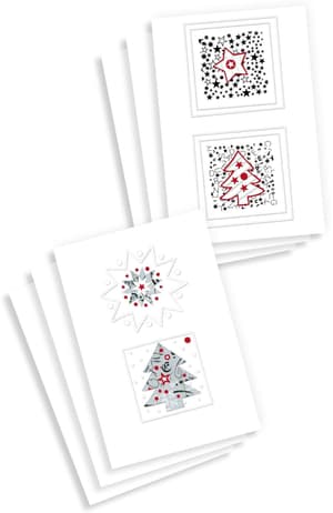 Set de cartes de Noël Save the Children format B6, 125x176mm, 6 pièces