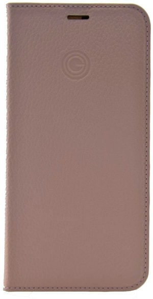 Book-Cover en cuir véritable Marc rose tan