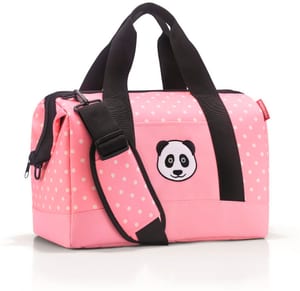 Reisetasche Allrounder M Kids Panda Dots Pink