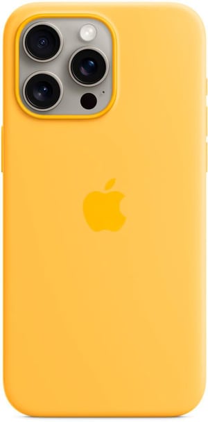 iPhone 15 Pro Max Silicone Case with MagSafe - Sunshine