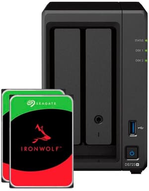 DiskStation DS723+ 2-bay Seagate Ironwolf 12 TB