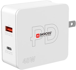 USB-Wandladegerät Multipower Combo+, US, 48 W