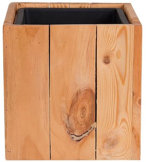 Cache-pot en bois 24 x 24 x 24 cm AKRINI