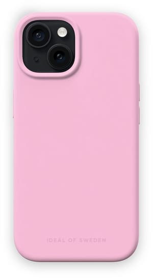 Coque arrière Silicone iPhone 15 Bubblegum Pink