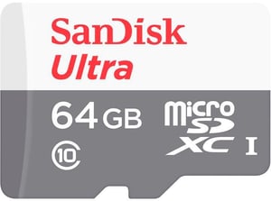 microSDXC Ultra 64GB (UHS-1/Cl.10/100MB/s)