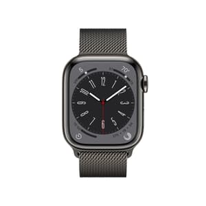 Watch Series 8 GPS + Cellular 41mm Graphite Stainless Steel Case with Graphite Milanese Loop