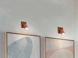 Set di 2 lampade da parete color rame TIGRIS