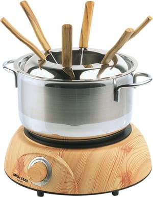 Fondue 6 Wood