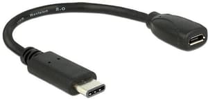 USB 2.0-Adapterkabel USB C - Micro-USB B 0.15 m