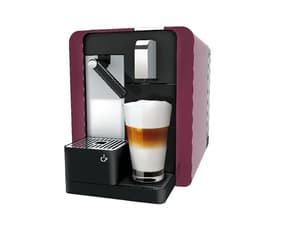Caffè Latte Machine à capsule burgundy red