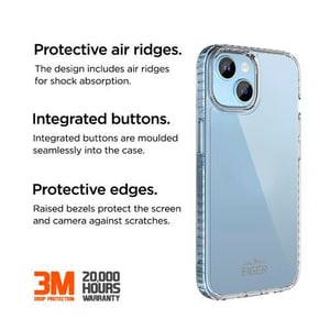 iPhone 15, Ice Grip Case transparent