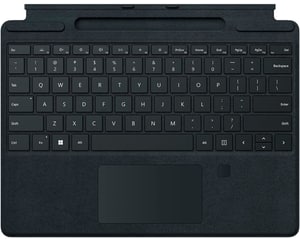 Surface Pro X / 8 / 9 Keyboard black Fingerprint