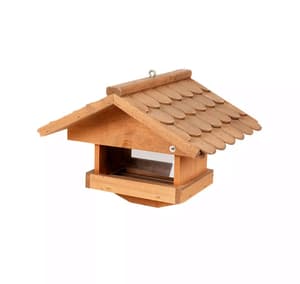 Mangiatoia per uccelli Emmental media con tetto di scandole