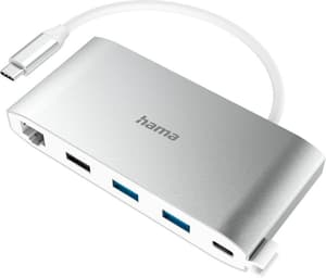 Multiport, 8 Ports, 3x USB-A, 2x USB-C, VGA, HDMI™, LAN