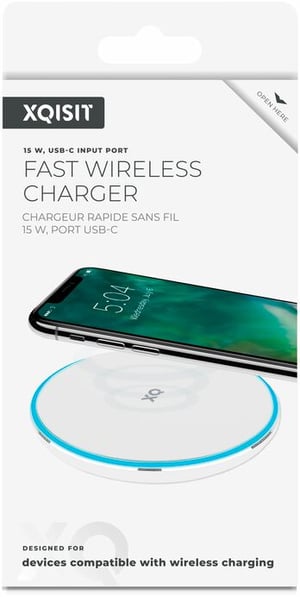 Wireless Fast Charger 15W blanc
