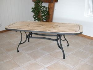 TABLE EXTENSIBLE MALAGA 165/220X100CM