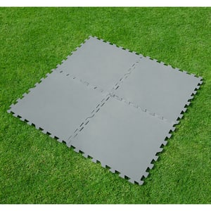 Pannelli protettivi per pavimento 50 cm x 50 cm (9 pezzi)