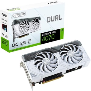 Dual GeForce RTX 4070 White OC Edition 12 GB