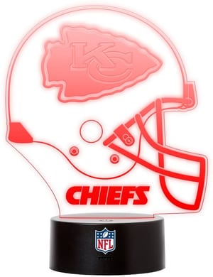 Kansas City Chiefs NFL LED-Licht "HELM"